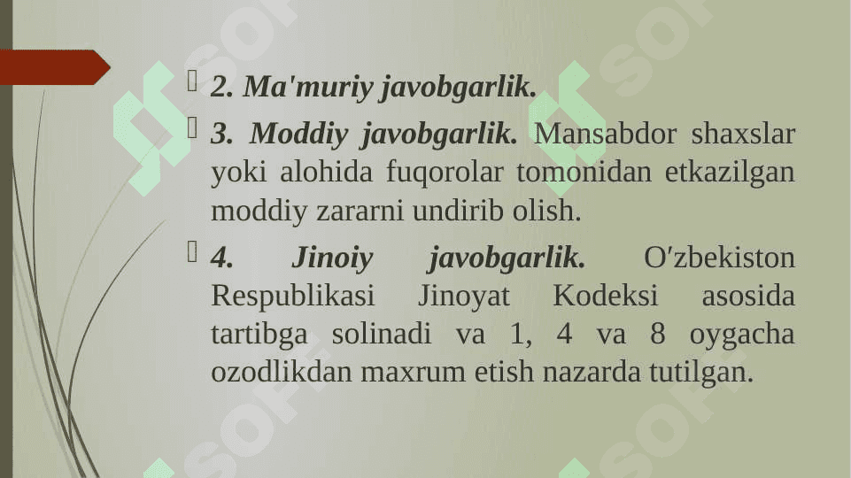 Tabiiy resurslardan oqilona foydalanish va atrof-muhitni muhofaza qilish bo‘yicha qabul qilingan qaror va qonunlar 7