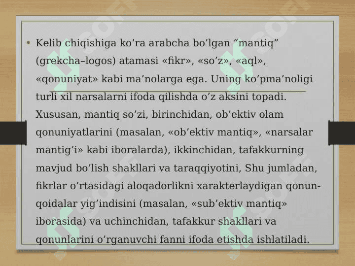Inson hayotida mantiq ilminng ahamiyati 2