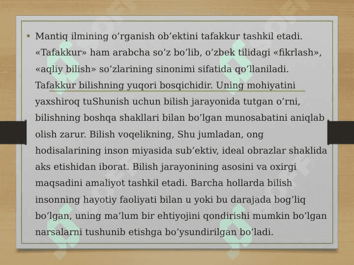 Inson hayotida mantiq ilminng ahamiyati 4