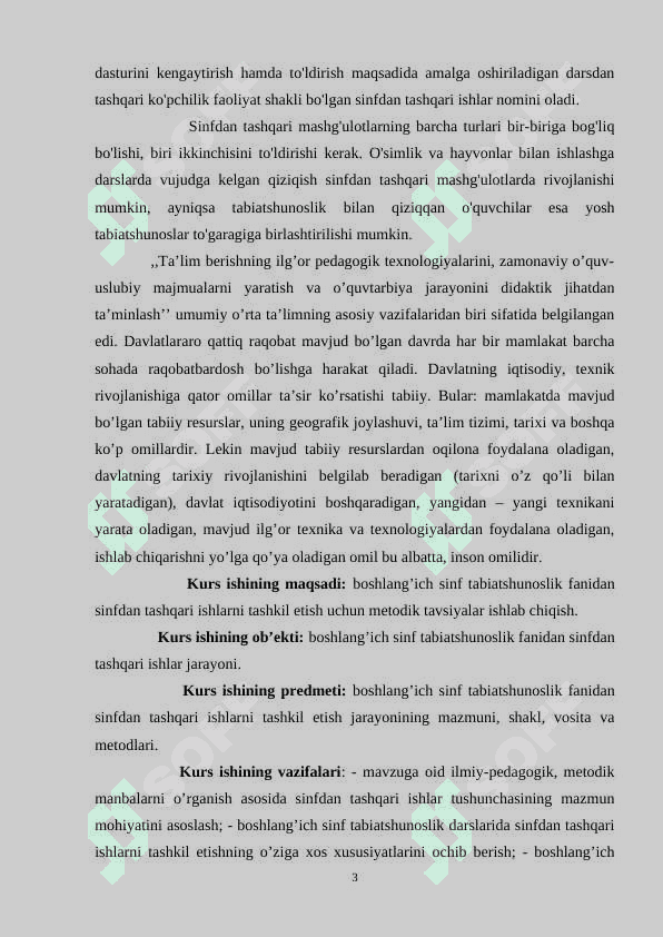 Boshlangʻich sinflarda sinfdan tashqari mashgʻulotlarni takomillashtirish metodikasi 3