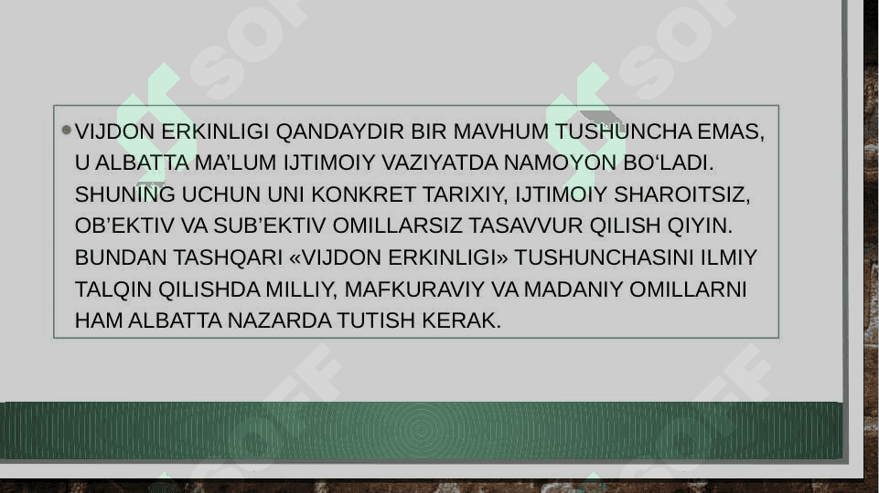 Vijdon Erkinligi 5