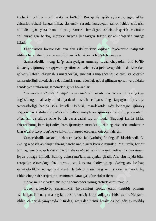 Ishlab chiqarishni makroiqtisodiy ko'rsatgichlarini prognozlash 6