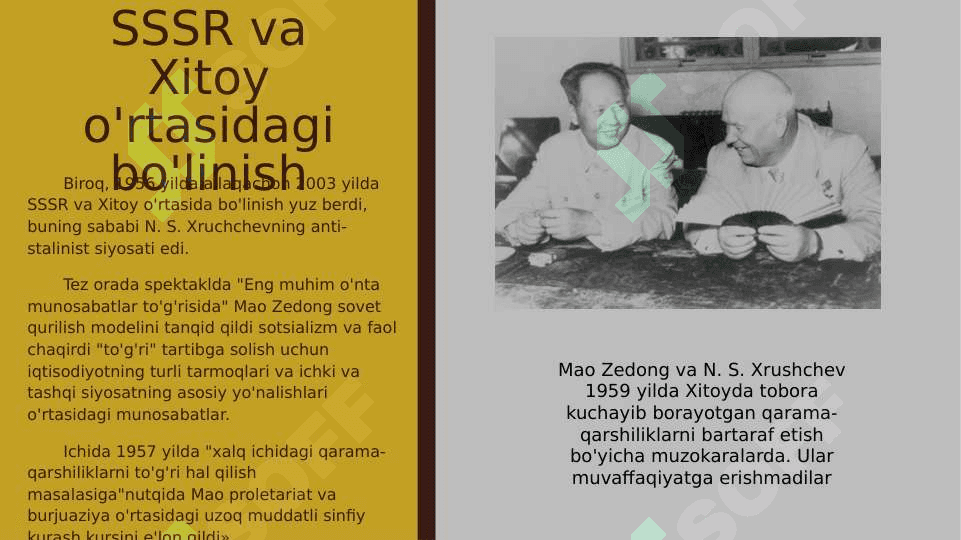 Xitoy sotsializmi. 1949 yildan hozirgi kungacha rivojlanish tarixi 4