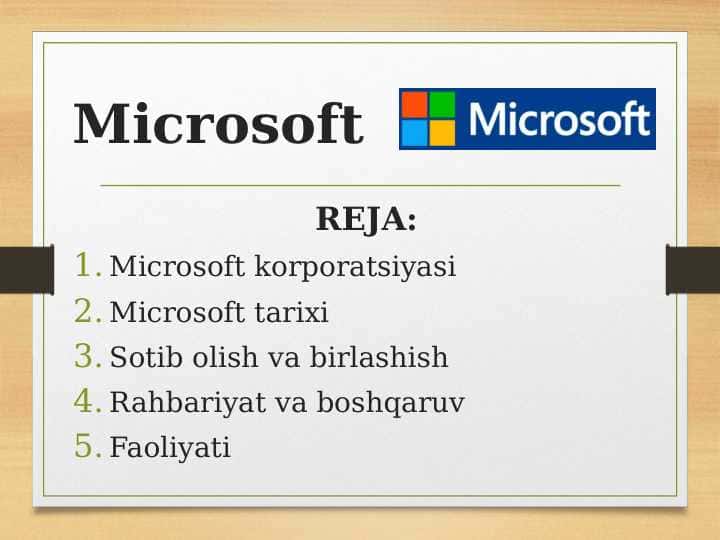 Microsoft