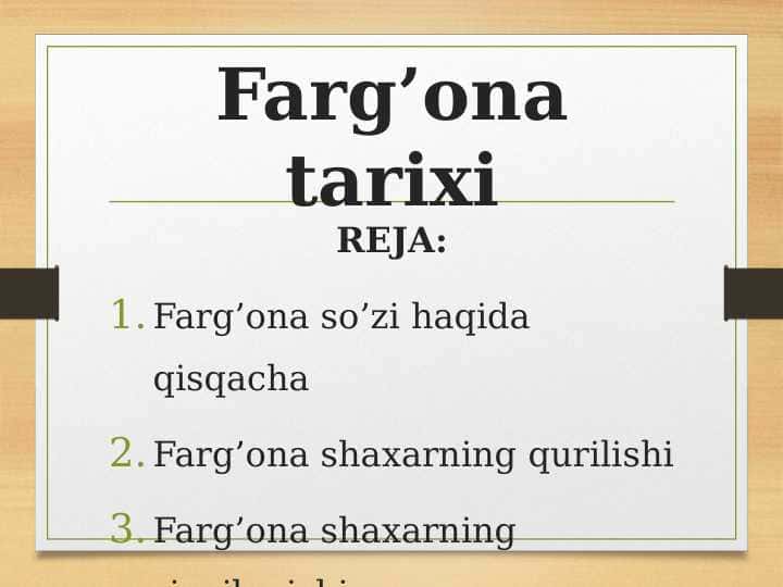Farg’ona tarixi 1