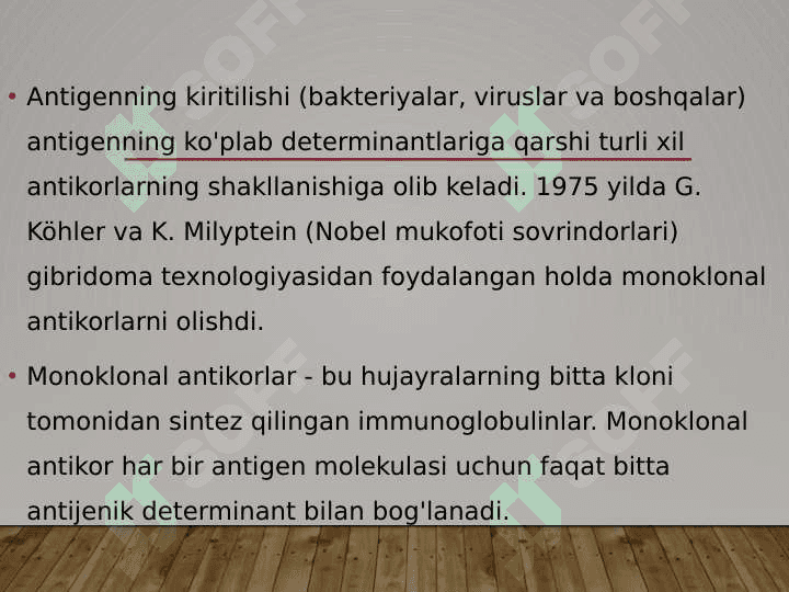 Gibridomalar texnologiyasi 2