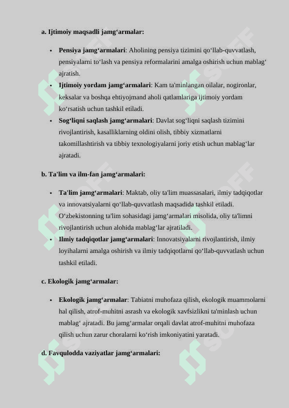 DAVLAT MAQSADLI JAMG’ARMALARI 5
