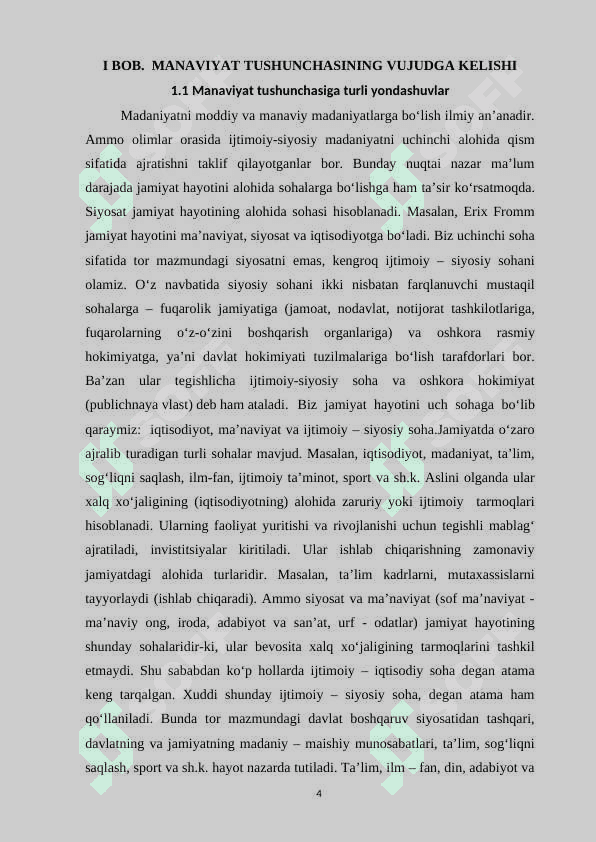 Ma’naviyatshunoslikni jamiyat taraqqiyotidagi o’rni ”.doc 4