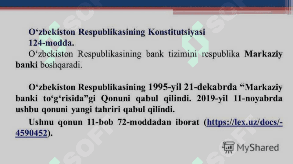 Moliyaviy vositachilar va ularning turlari 4