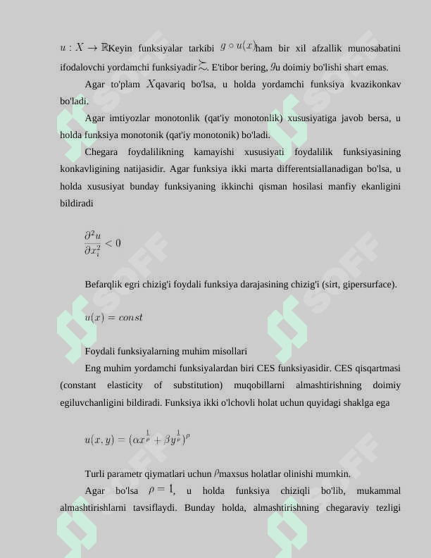 FUNKSIYANI IQTSIDODDA QO`LLANISHI 7