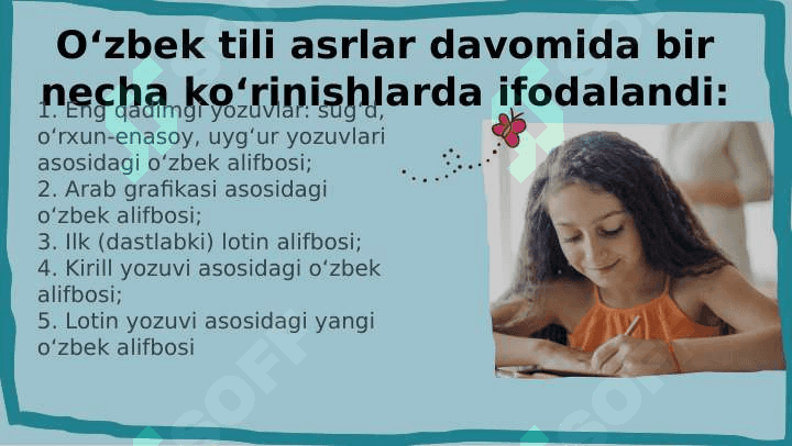 TIL VA YOZUV MASALALARI 6