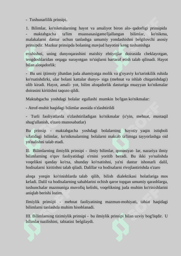 ” Ilk qadam” o’quv dasturida ta'lim-tarbiya jarayoni rejalashtirilishi“ 8