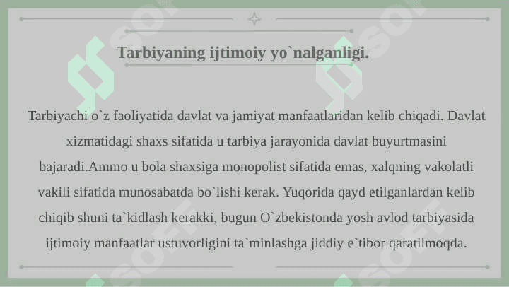 Tarbiyaning turlari va metodlari 5