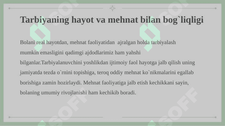 Tarbiyaning turlari va metodlari 6