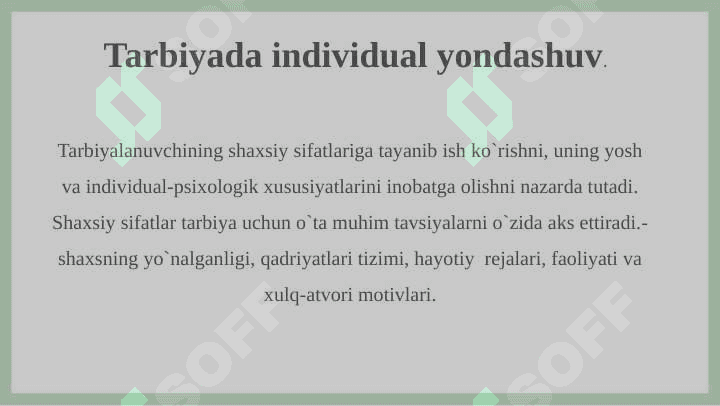 Tarbiyaning turlari va metodlari 8