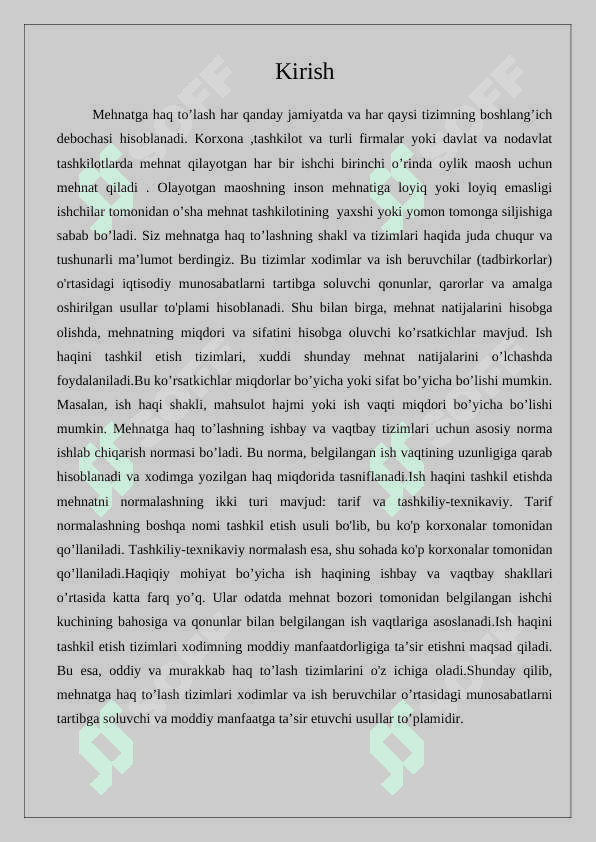 MEHNATGA HAQ TO’LASH TIZIMLARI 2