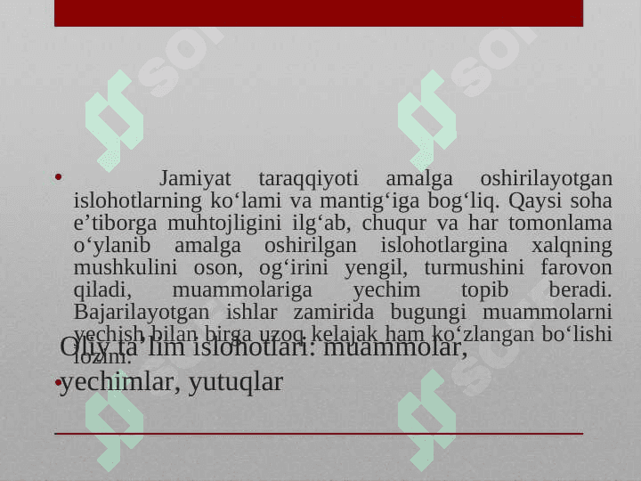 Oʻzbekistonda oliy taʼlim:muammo va yechimlar 3