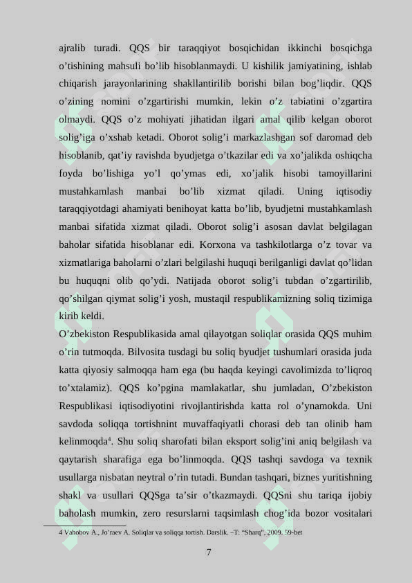 Qo'shilgan qiymat solig'ini hisoblashda soliq stavkalari qo'llash usullari 6