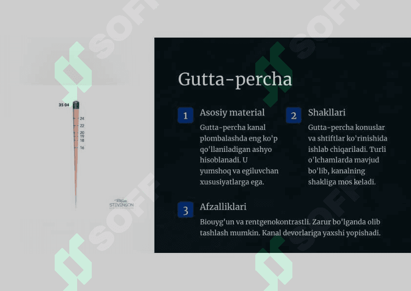 Kanalni plombalashda qollanuvchi plomba ashyolari 2