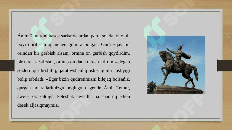 Ámir Temur hám Temuriyler dáwiri arxitekturası 3
