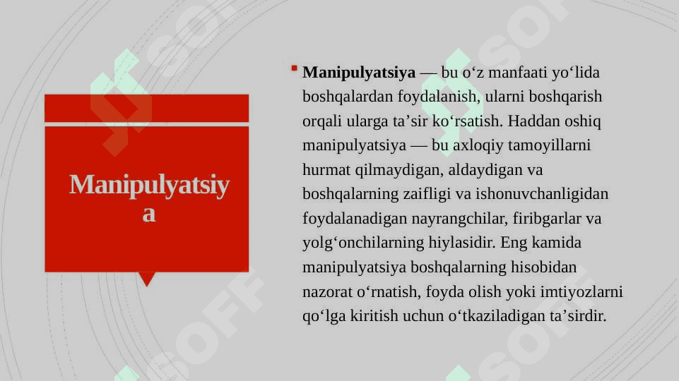 Muloqotda manipuliyatsiya 2
