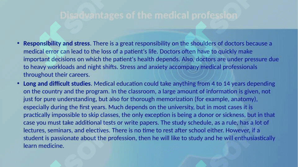MEDICAL PROFESSIONS 8