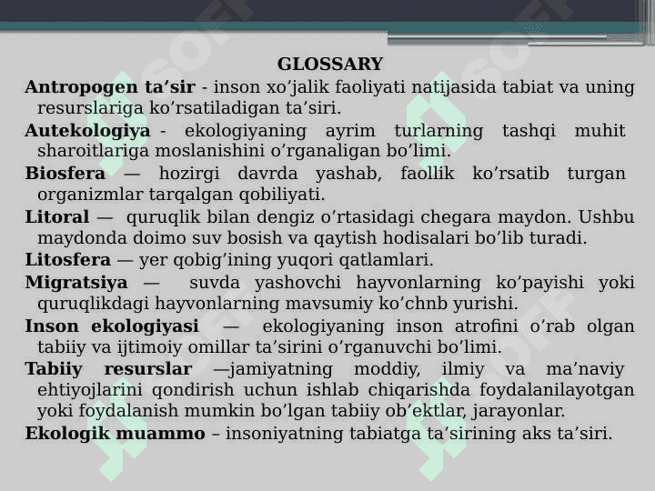 Ilmiy-texnik revolyutsiya va global ekologik inqirozlar 4