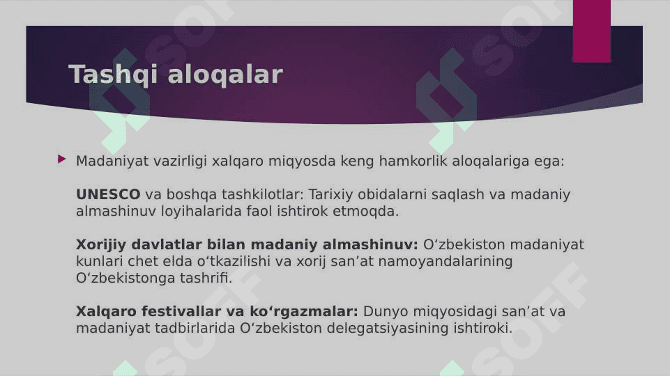 O‘zbekiston respublikasi madaniyat vazirligining imiji 8