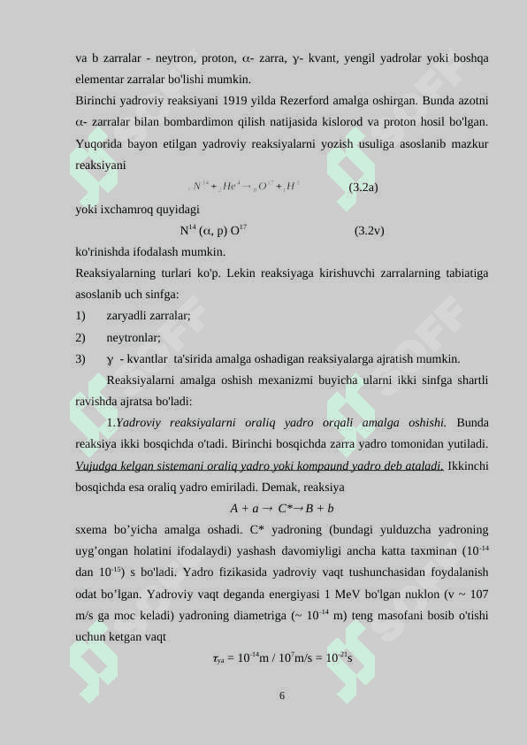 Elektro yadro reaksiyalari 6