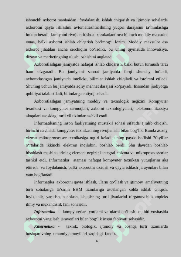 Sanoq tizimlari. Sanoq tizimlarida amallar bajarishning oʻziga xos xususiyatlari. 6