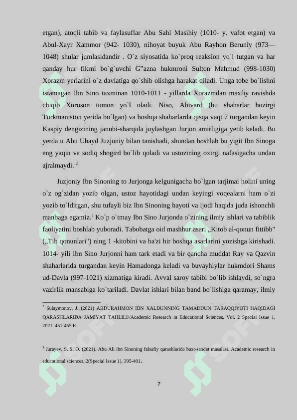 Ibn Sino va uning merosi 7