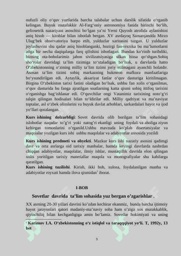 O’zbekistonda sovet davrida oliy  ta’lim tizimi 5