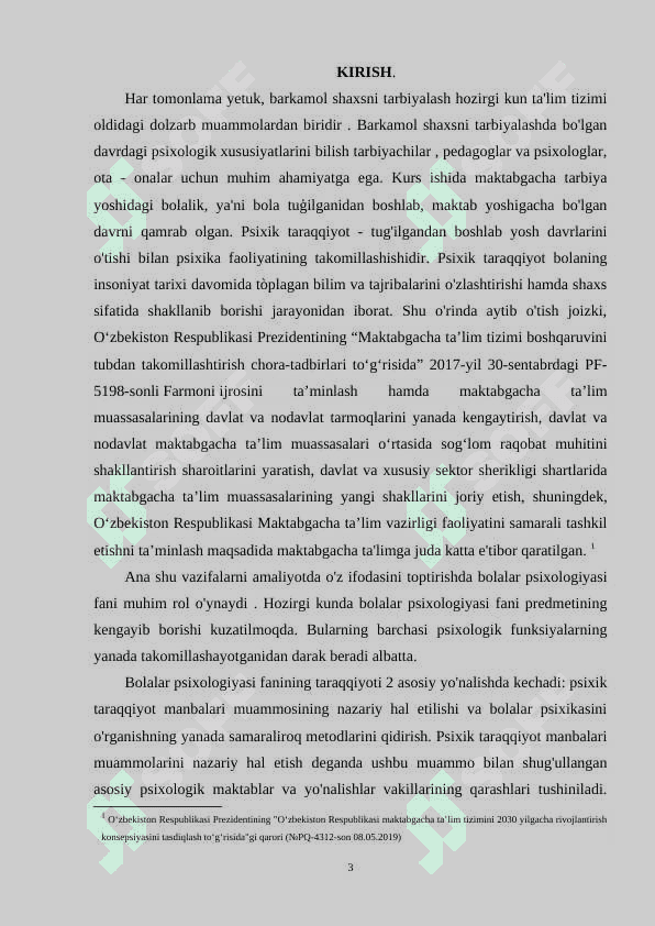YUKSAK PSIXIK FUNKSIYALARNING TARKIB TOPISHI VA TUZULISHI 3