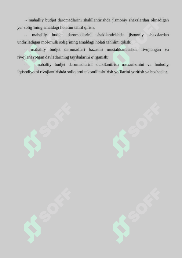 Moliyaviy siyosatning xususiyatlari va eng asosiy maqsadi 6