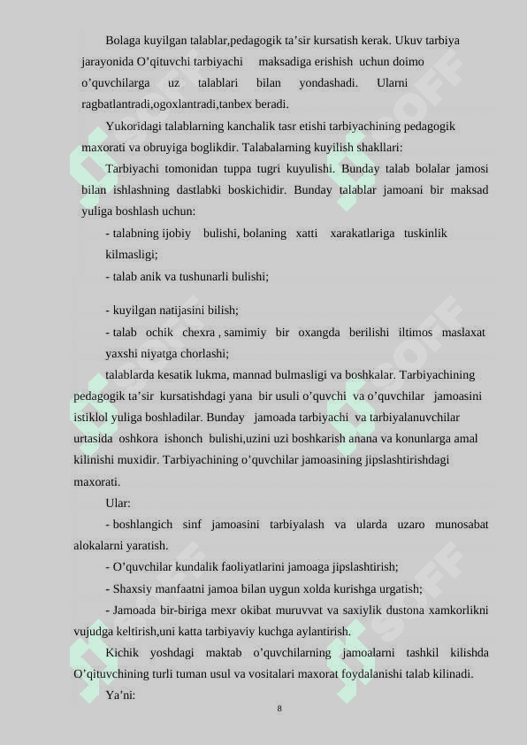 Axloqiy tarbiya jarayonida pedagogning ro’li va vazifasi.doc 8