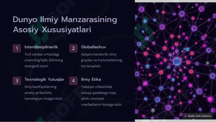 Dunyo Ilmiy Manzarasi va Evolyutsiyasi 3