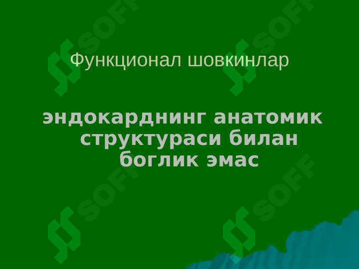 Yurakda shovqin sindromi: tug'ma va ortirilgan yurak nuqsonlari 5
