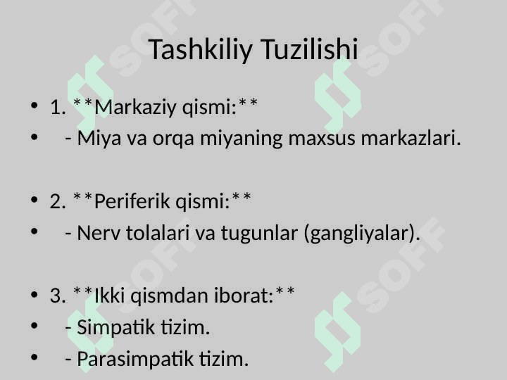 Vegetativ Nerv Tizimi 3