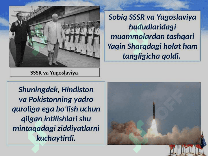 XX asr oxiri – xxi asr boshlarida xalqaro munosabatlar 4