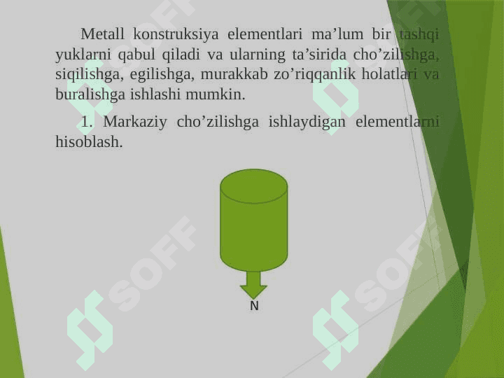 EGILUVCHI VA SIQILUVCHI METAL KONSTRUKSIYALAR 6