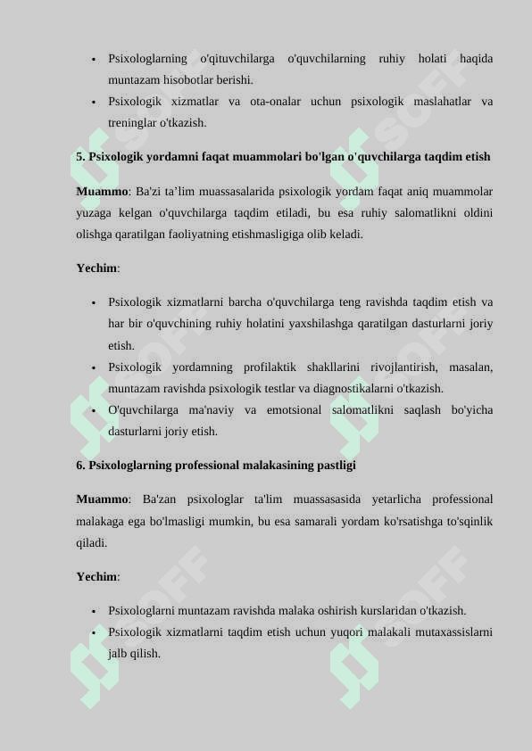 Ta'lim muassasalarida psixologik xizmat muammoli vaziyat 3