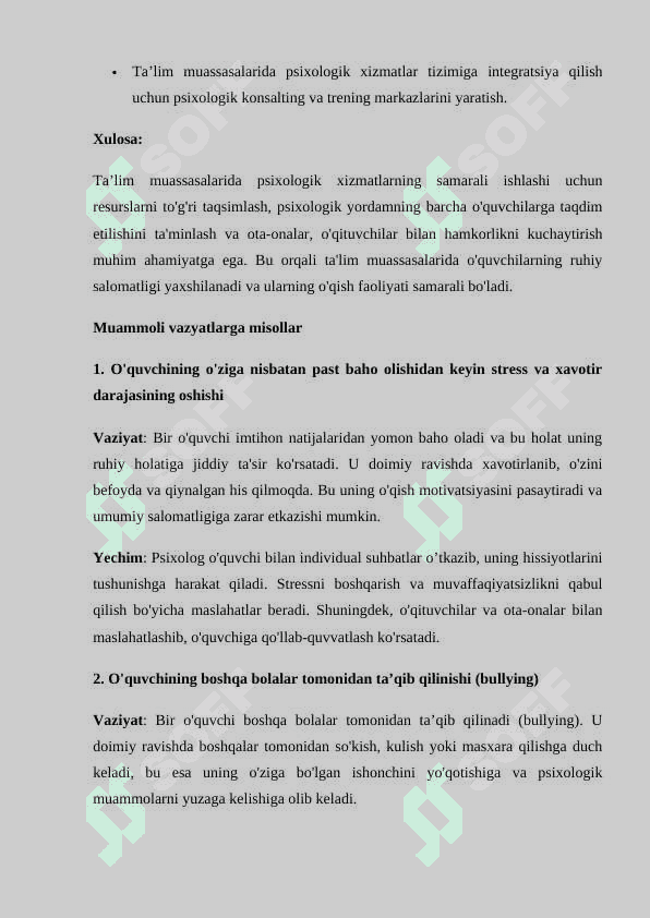 Ta'lim muassasalarida psixologik xizmat muammoli vaziyat 4