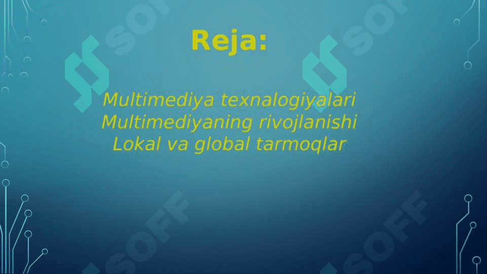 elektronniy va multimediali qo'llanmalar yaratish 2