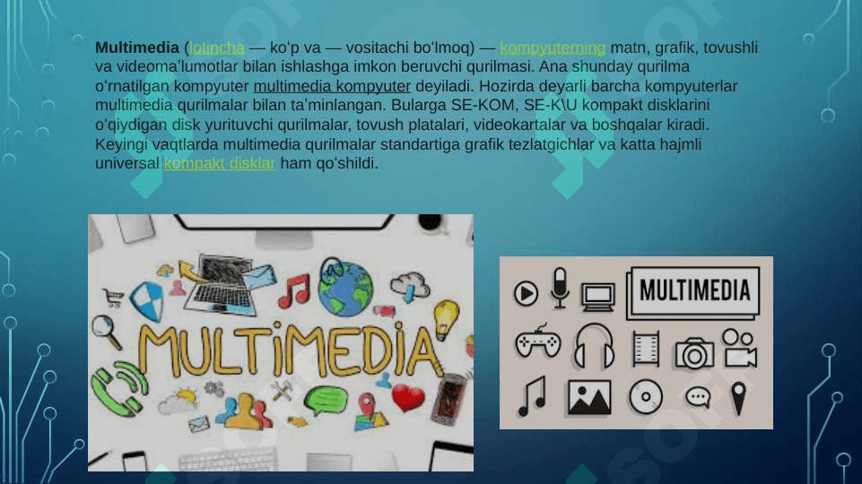 elektronniy va multimediali qo'llanmalar yaratish 3