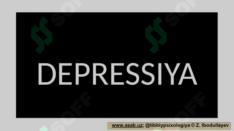 DEPRESSIYA 2