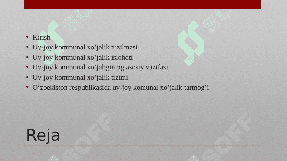UY-JOY KOMMUNAL XO JALIK TARMOG'I IQTISODIYOTI 2