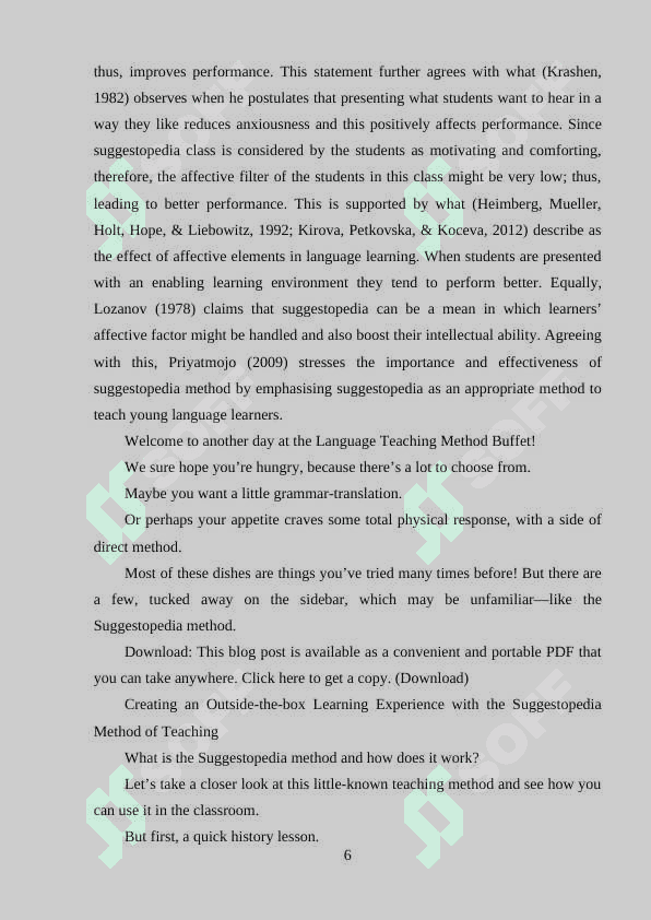 DESUGGESTOPEDIA AS LEARNING STRATEGIES FOR DEVELOPING STUDENTS VOCUBULARY 6