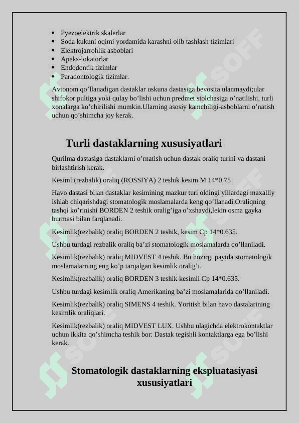 preklinik stom 3