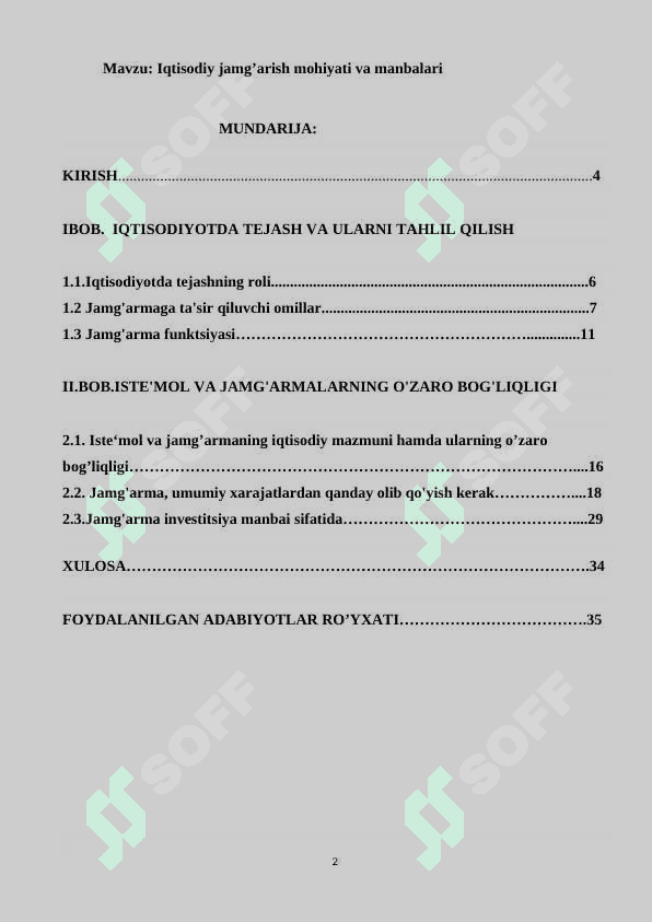 Iqtisodiy jamg’arish mohiyati va manbalari 2