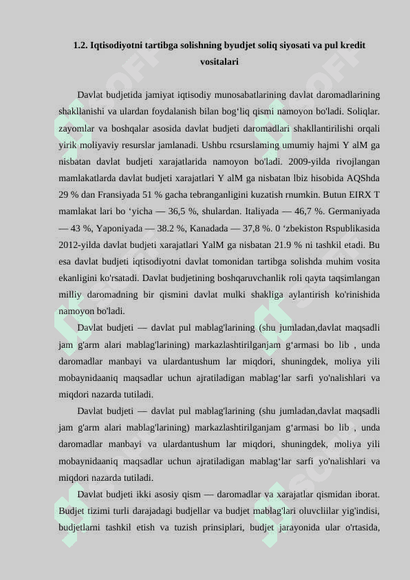 IQTISODIYOTNI DAVLAT TOMONIDAN TARTIBGA SOLISHNING MOHIYATI VA ZARURLIGI 7